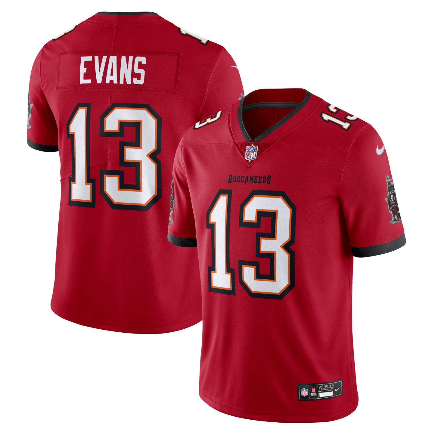 Tampa Bay Buccaneers Mike Evans Red Vapor Untouchable Limited Jersey JS5495