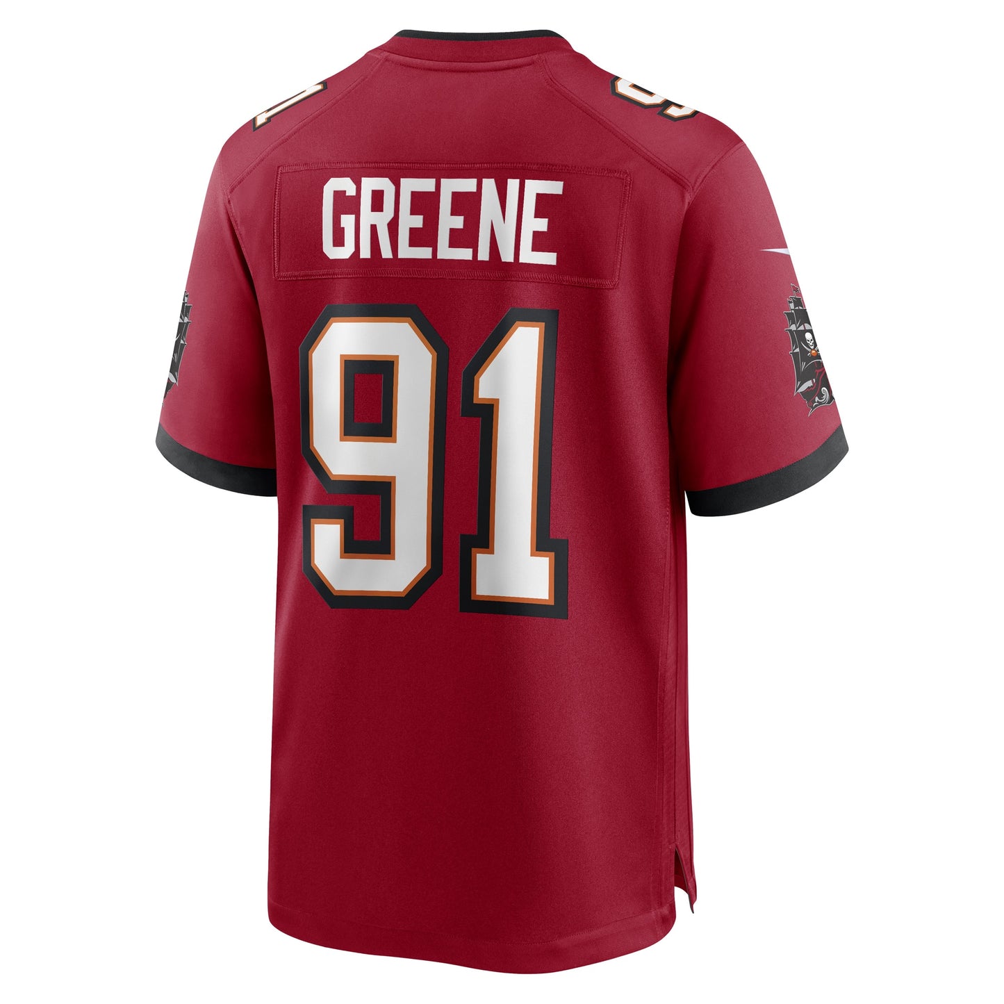 Tampa Bay Buccaneers Mike Greene Red Game Player Jersey JS7732
