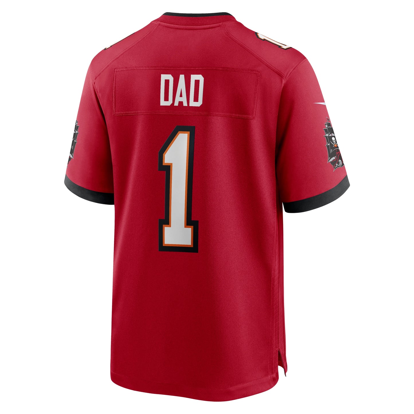 Tampa Bay Buccaneers Number 1 Dad Red Game Jersey JS3310