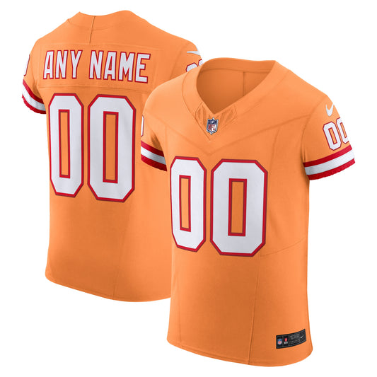 Tampa Bay Buccaneers Orange Vapor F.U.S.E. Elite Custom Jersey JS5177