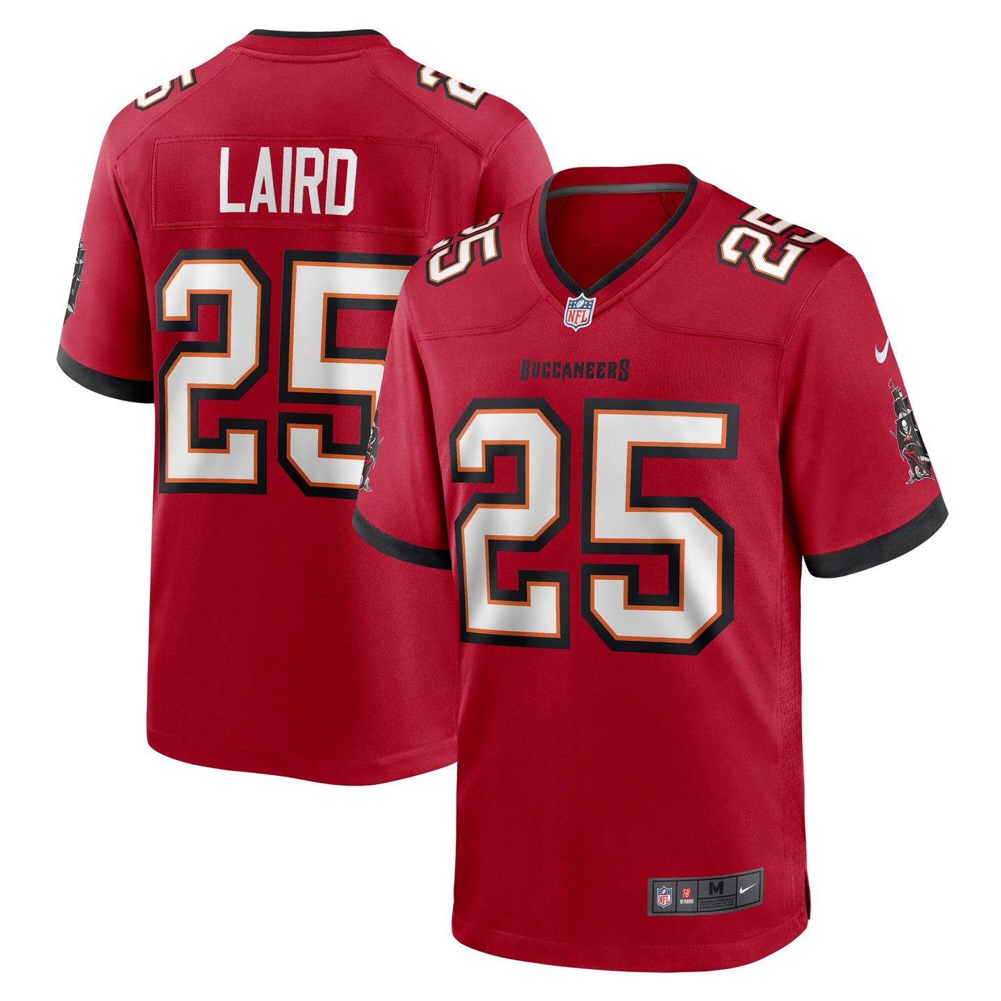 Tampa Bay Buccaneers Patrick Laird Red Game Jersey JS8699