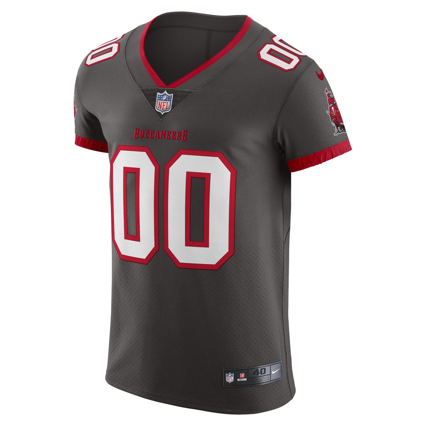 Tampa Bay Buccaneers Pewter Vapor Untouchable Elite Custom Alternate Jersey JS2414
