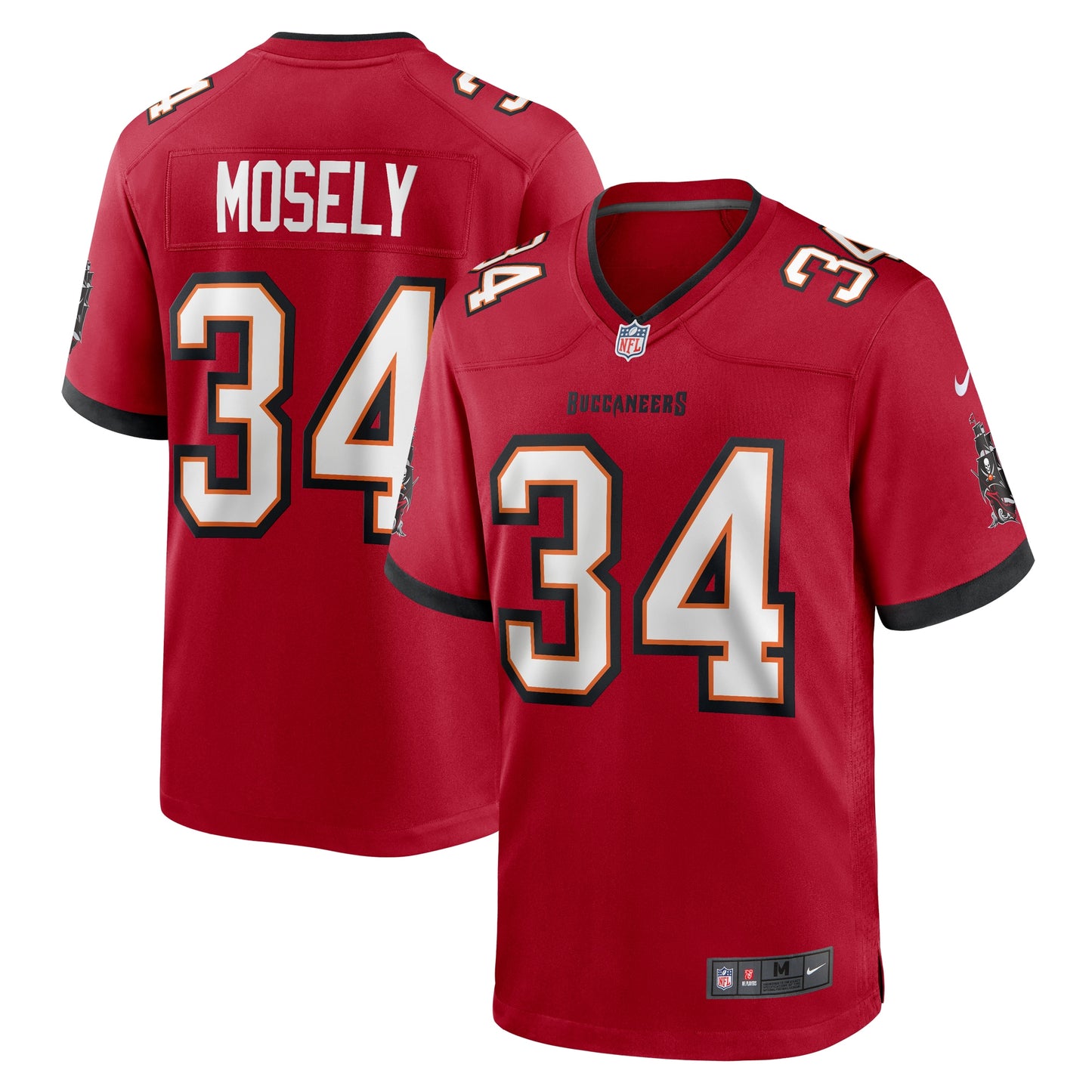 Tampa Bay Buccaneers Quandre Mosely Red Game Jersey JS8169