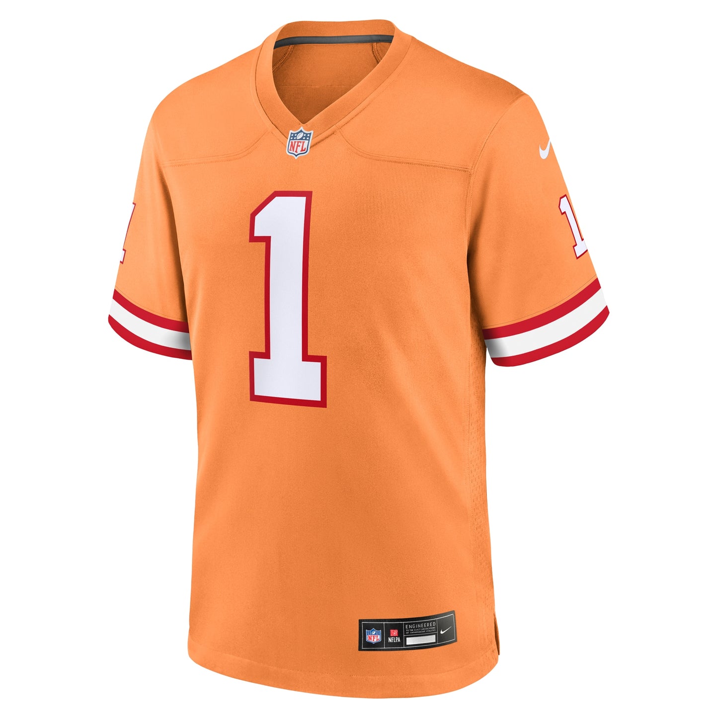 Tampa Bay Buccaneers Rachaad White Orange Throwback Game Jersey JS7810