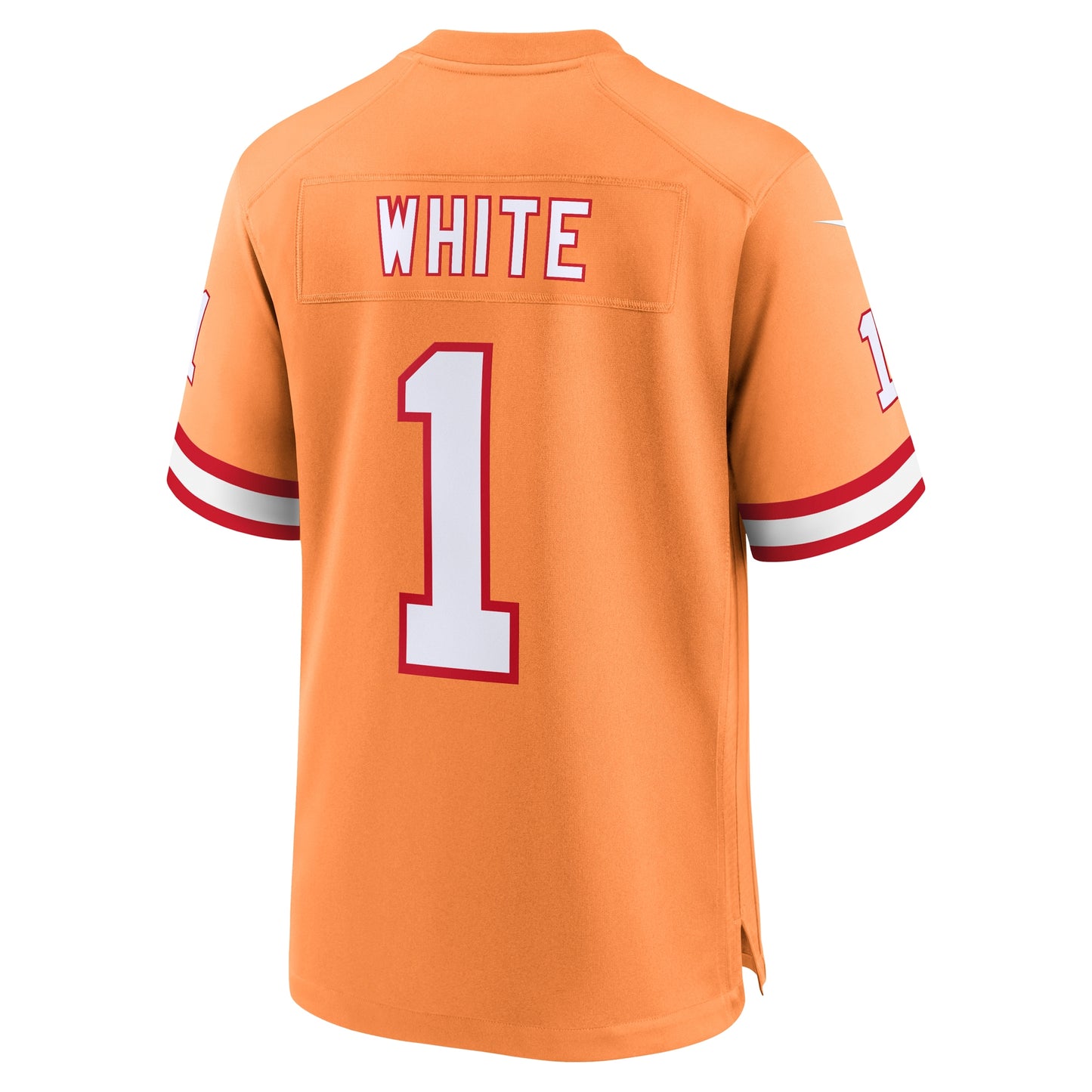 Tampa Bay Buccaneers Rachaad White Orange Throwback Game Jersey JS7810