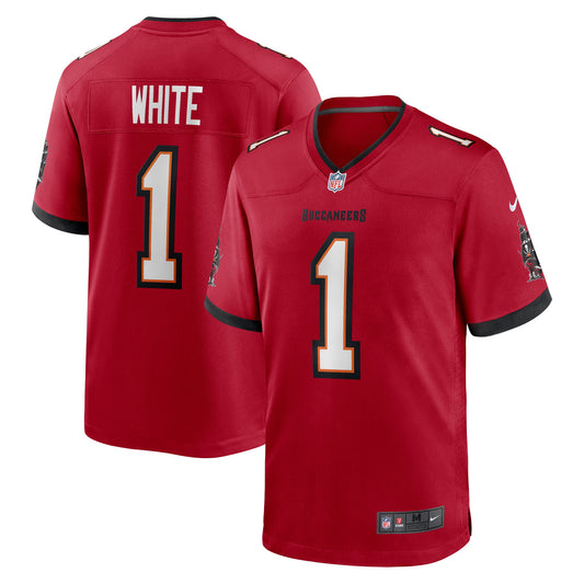Tampa Bay Buccaneers Rachaad White Red Game Player Jersey JS1250