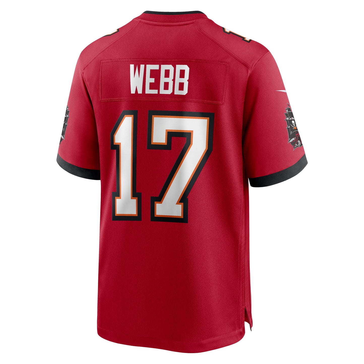 Tampa Bay Buccaneers Raleigh Webb Red Game Jersey JS7738