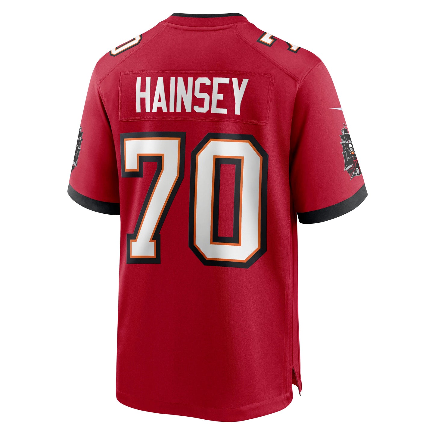 Tampa Bay Buccaneers Robert Hainsey Red Game Jersey JS5550