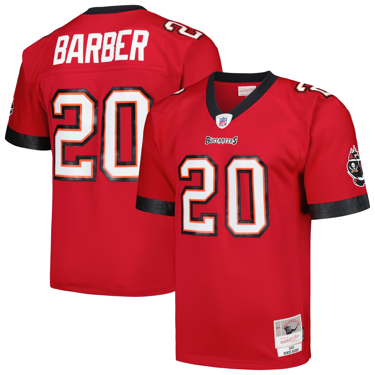 Tampa Bay Buccaneers Ronde Barber Mitchell & Ness Red Legacy Jersey JS8928