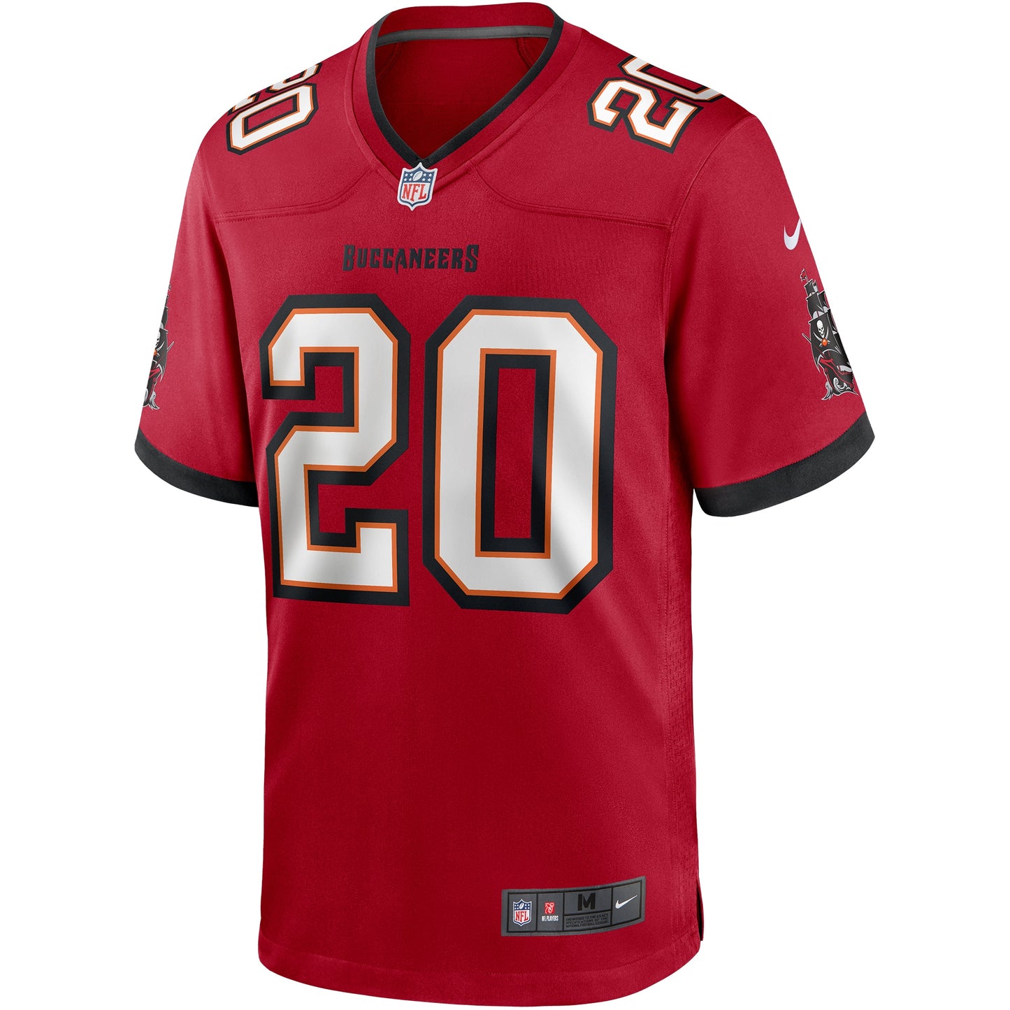Tampa Bay Buccaneers Ronde Barber Red Game Retired Player Jersey JS5535