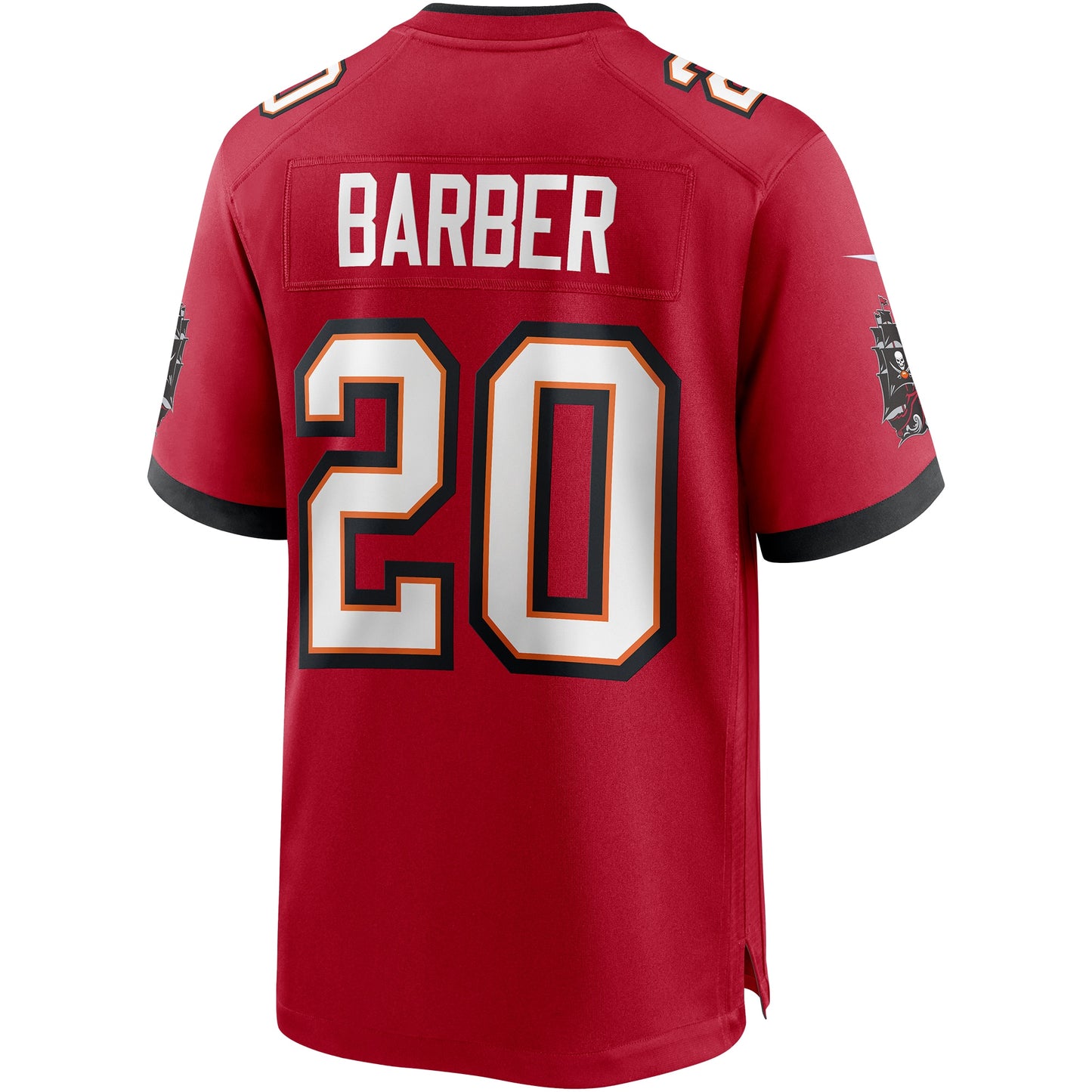 Tampa Bay Buccaneers Ronde Barber Red Game Retired Player Jersey JS5535
