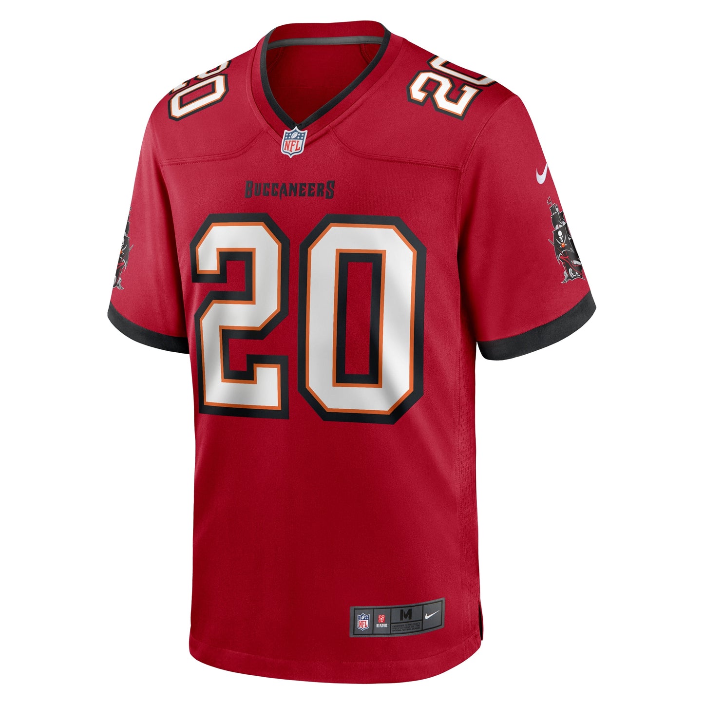 Tampa Bay Buccaneers Ronde Barber Red Retired Player Game Jersey JS1264