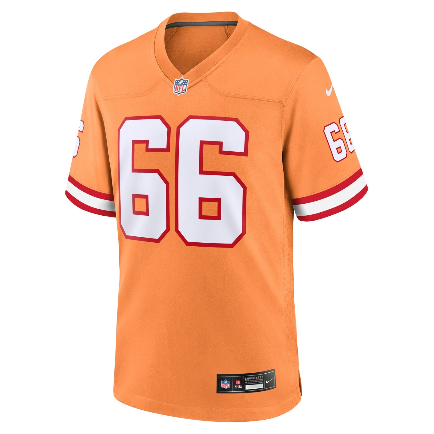 Tampa Bay Buccaneers Ryan Jensen Orange Throwback Game Jersey JS8159