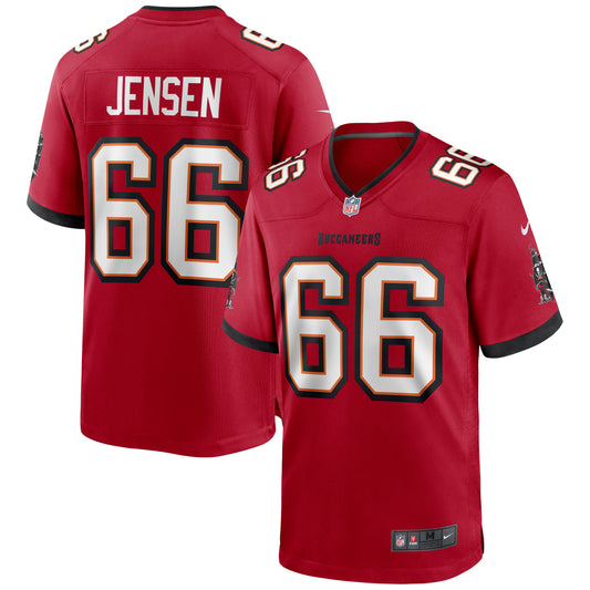 Tampa Bay Buccaneers Ryan Jensen Red Game Jersey JS2858