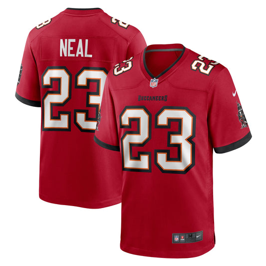 Tampa Bay Buccaneers Ryan Neal Red Game Jersey JS4039