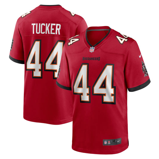 Tampa Bay Buccaneers Sean Tucker Red Game Jersey JS5759