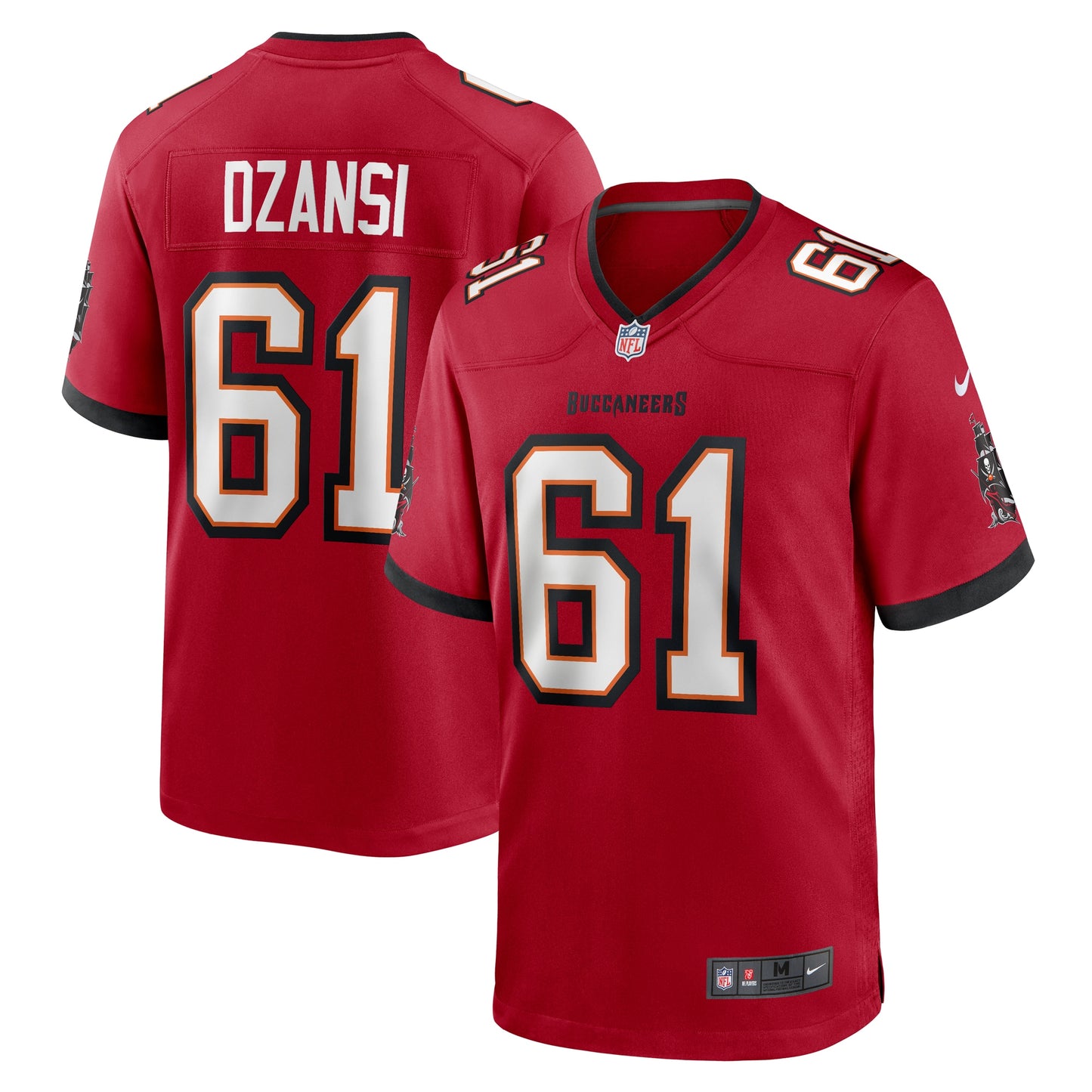Tampa Bay Buccaneers Silas Dzansi Red Game Jersey JS8686