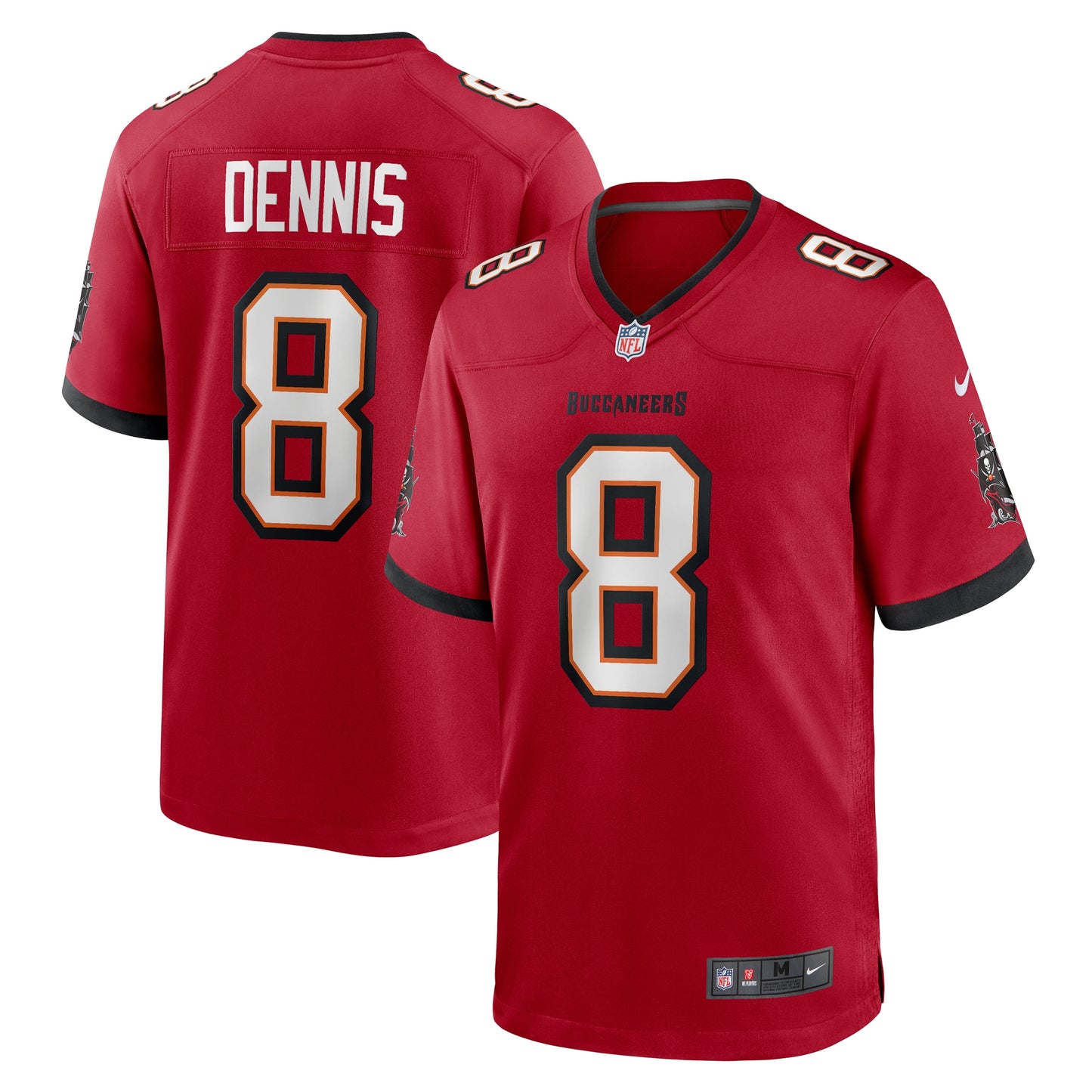 Tampa Bay Buccaneers SirVocea Dennis Red Game Jersey JS4038