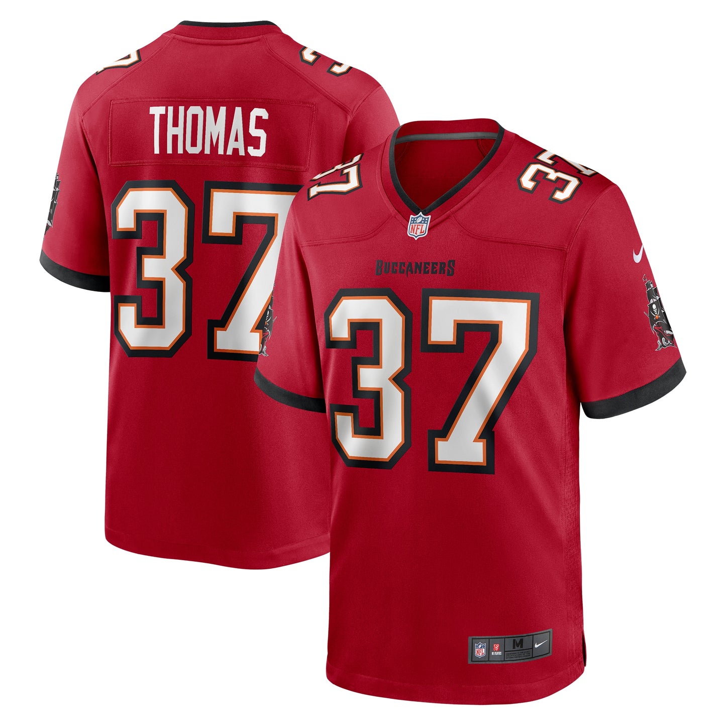 Tampa Bay Buccaneers Tavierre Thomas Red Game Jersey JS5133