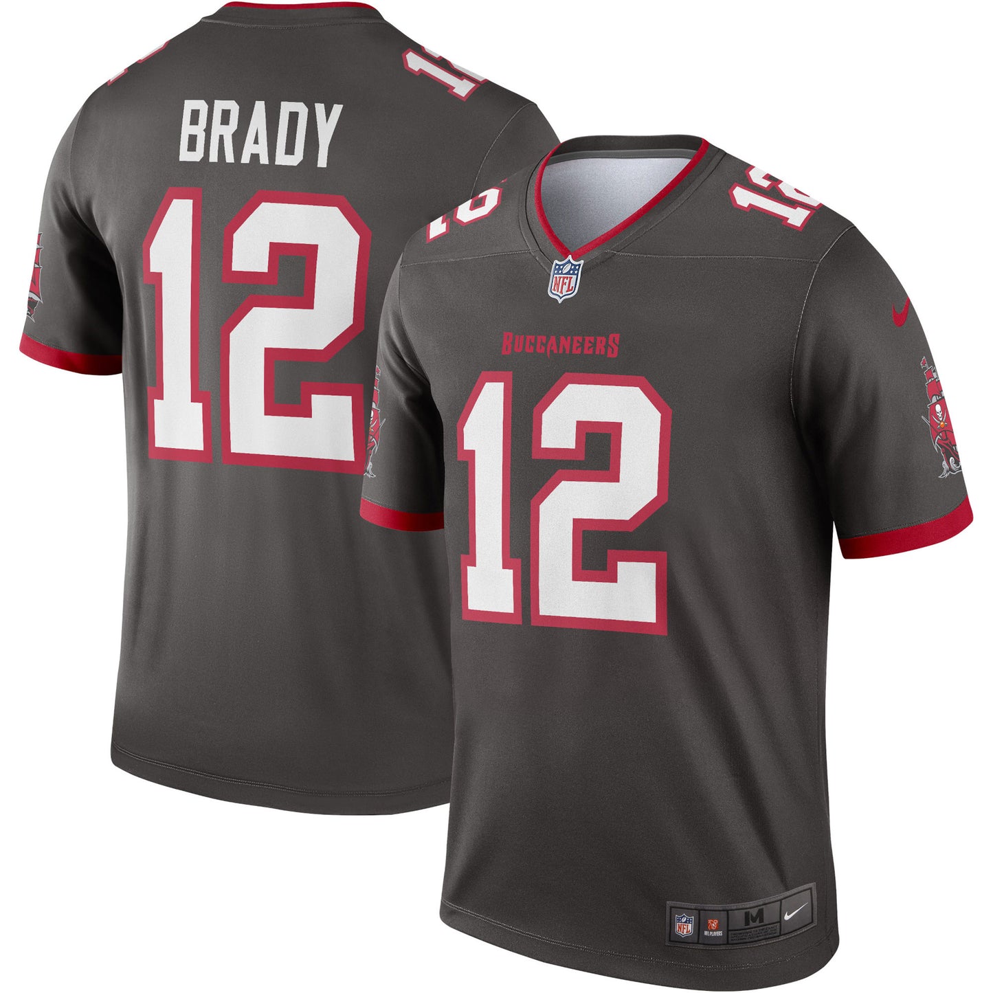 Tampa Bay Buccaneers Tom Brady Pewter Alternate Legend Player Performance Top JS5068 Jersey