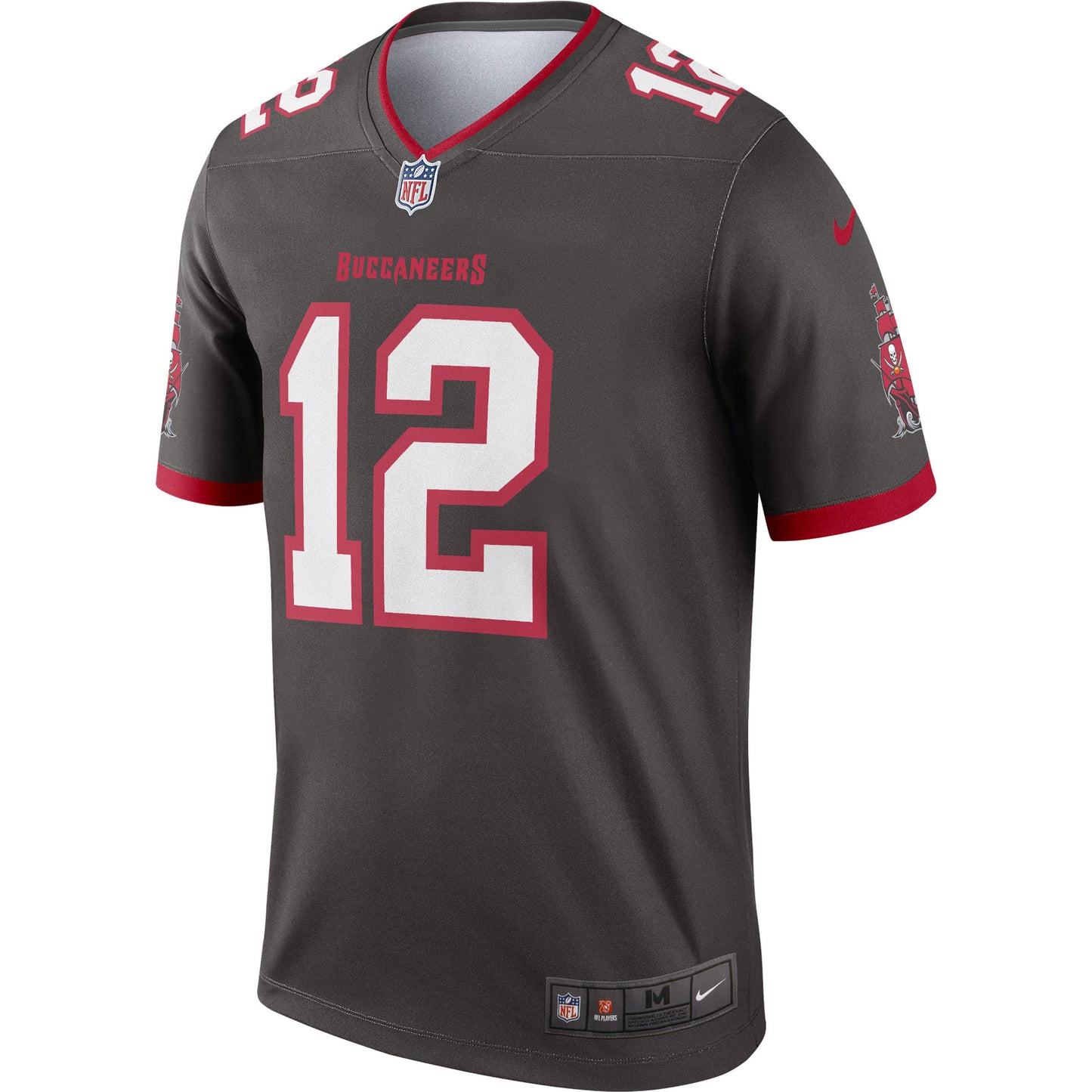Tampa Bay Buccaneers Tom Brady Pewter Alternate Legend Player Performance Top JS5068 Jersey