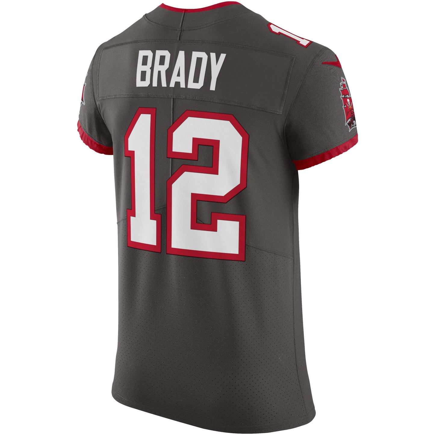 Tampa Bay Buccaneers Tom Brady Pewter Alternate Vapor Elite Jersey JS3421