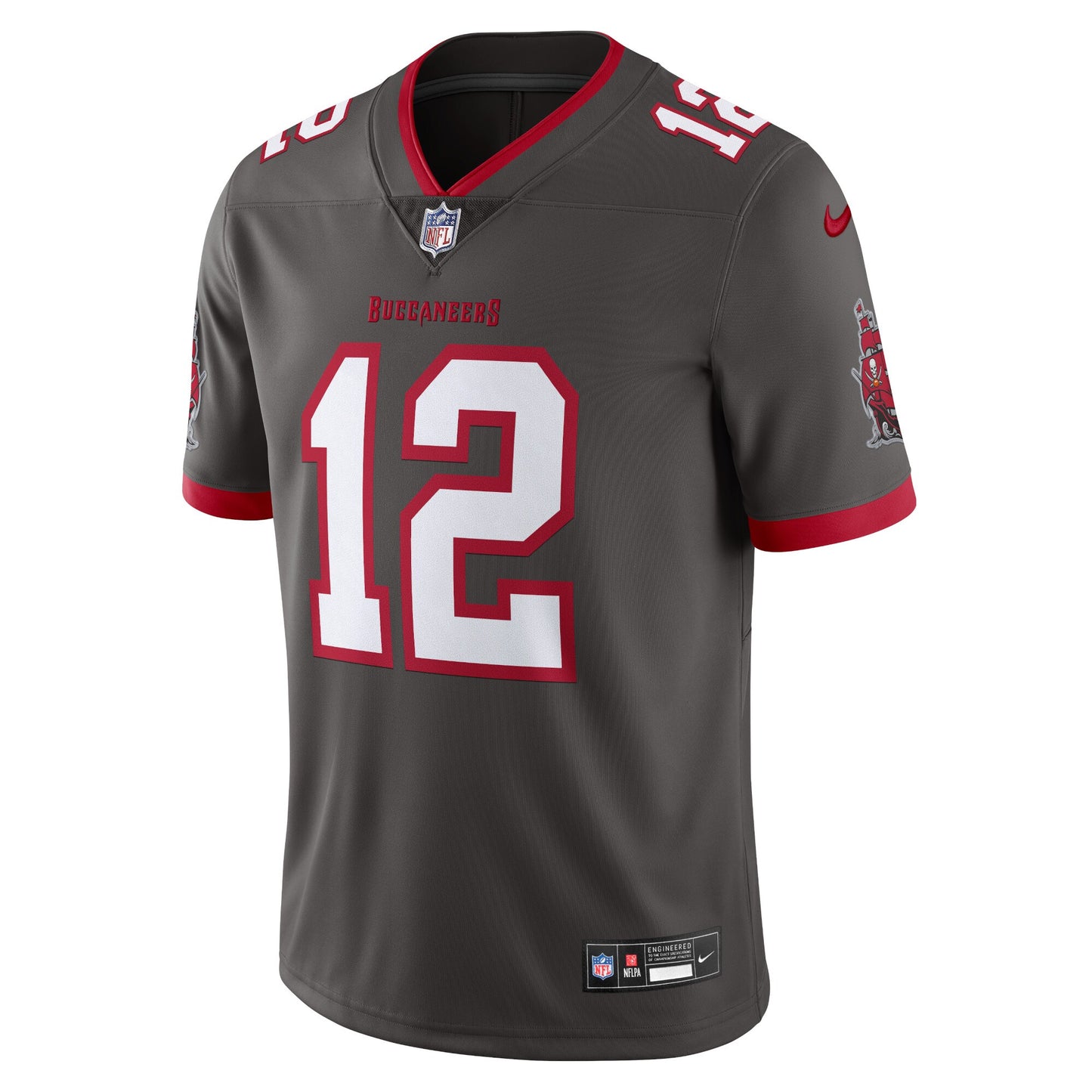 Tampa Bay Buccaneers Tom Brady Pewter Alternate Vapor Untouchable Limited Jersey JS5023