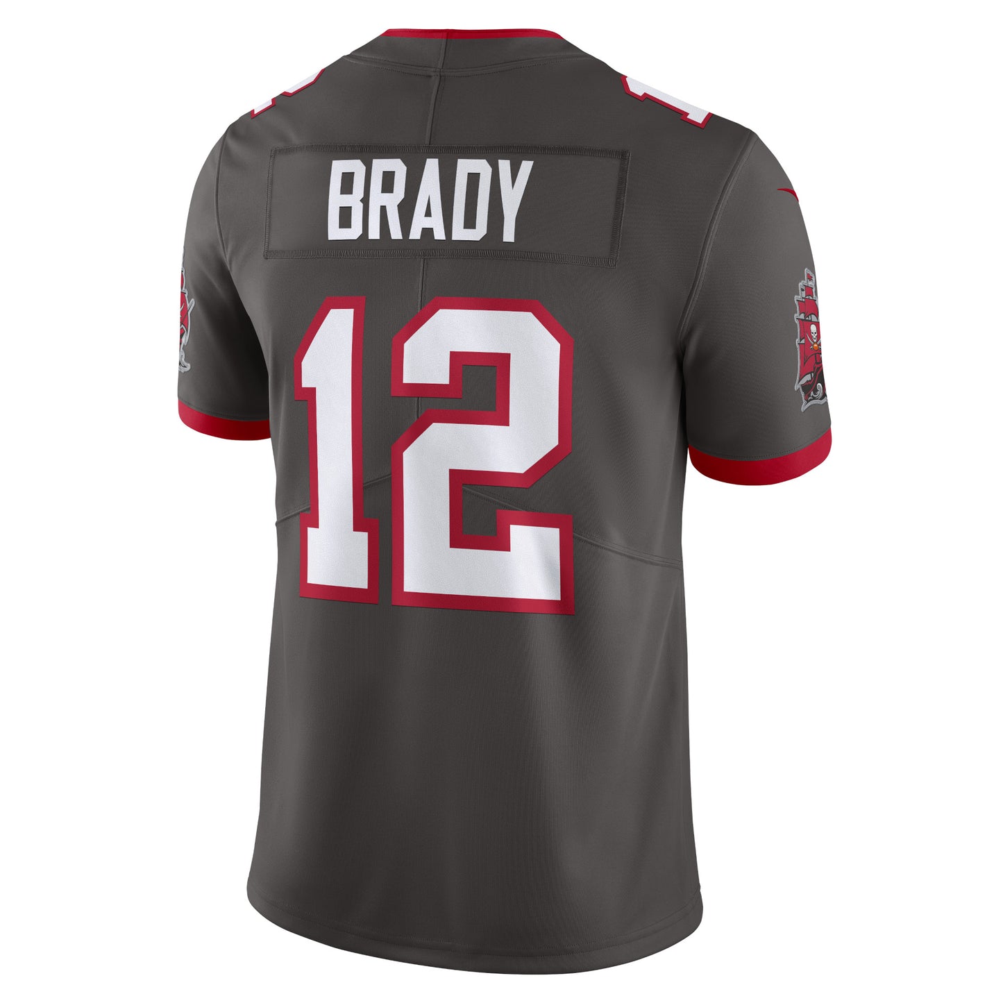 Tampa Bay Buccaneers Tom Brady Pewter Alternate Vapor Untouchable Limited Jersey JS5023