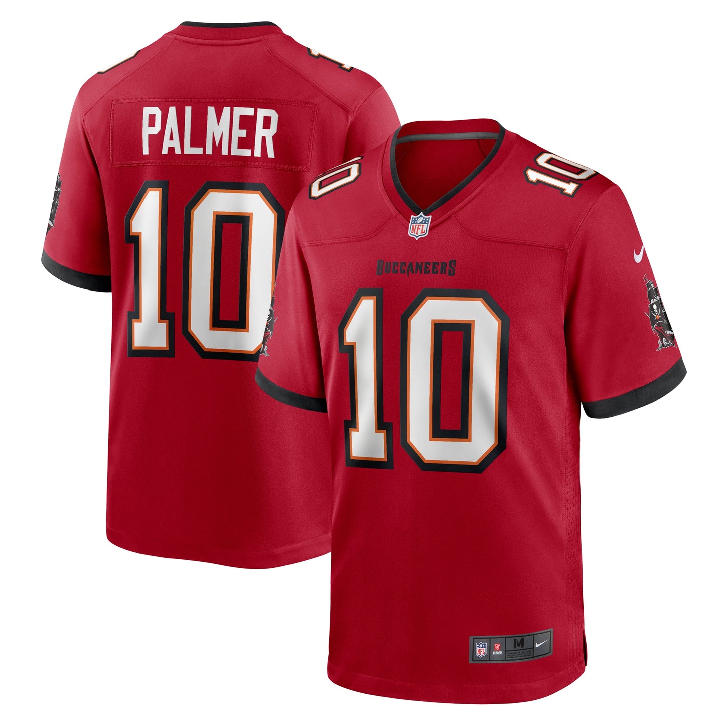 Tampa Bay Buccaneers Trey Palmer Red Game Jersey JS4847