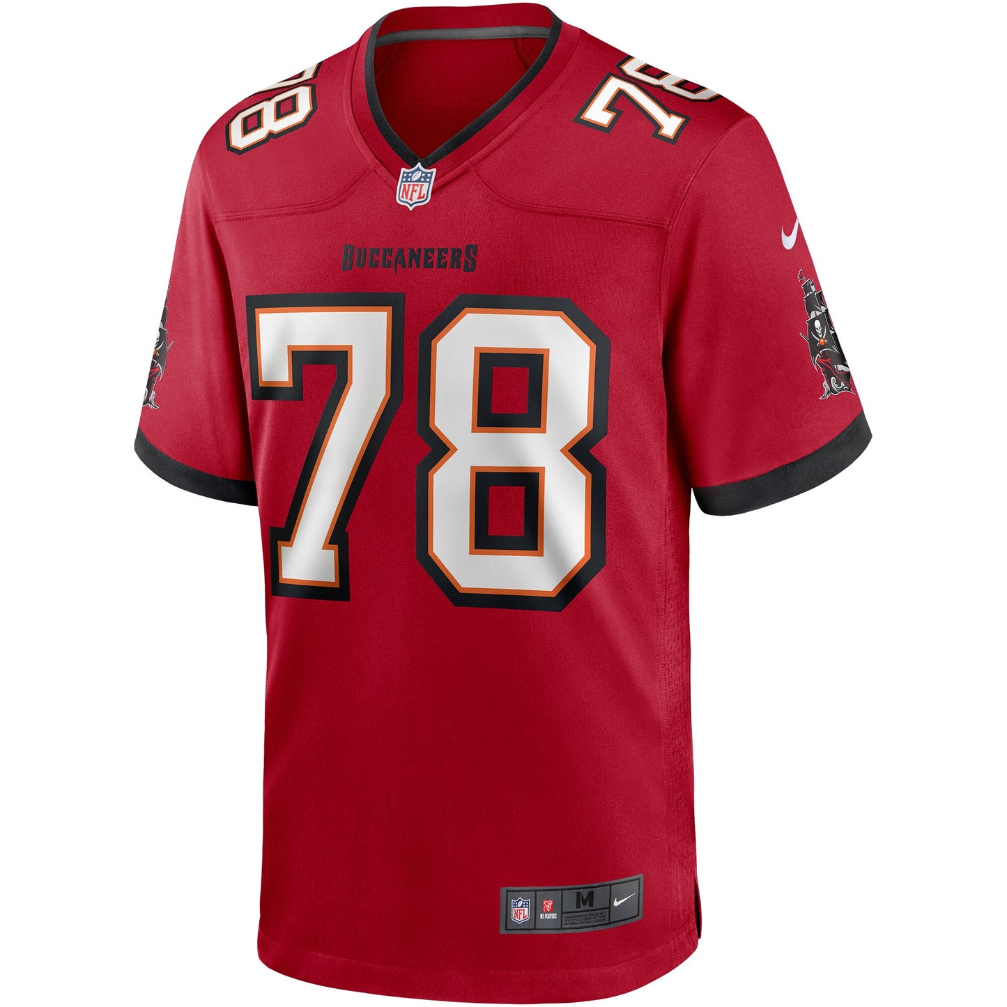 Tampa Bay Buccaneers Tristan Wirfs Red Player Game Jersey JS2073