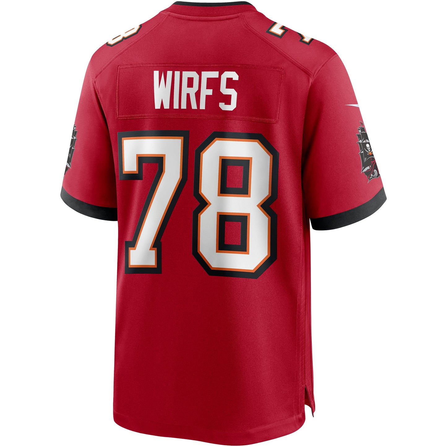 Tampa Bay Buccaneers Tristan Wirfs Red Player Game Jersey JS2073