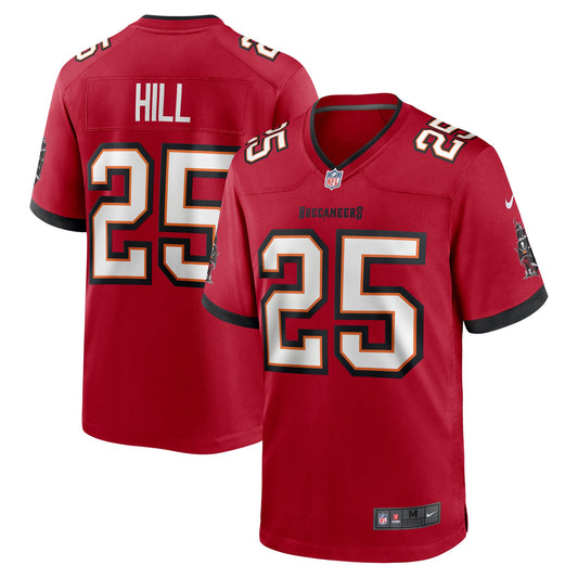 Tampa Bay Buccaneers Troy Hill Red Game Jersey JS9372