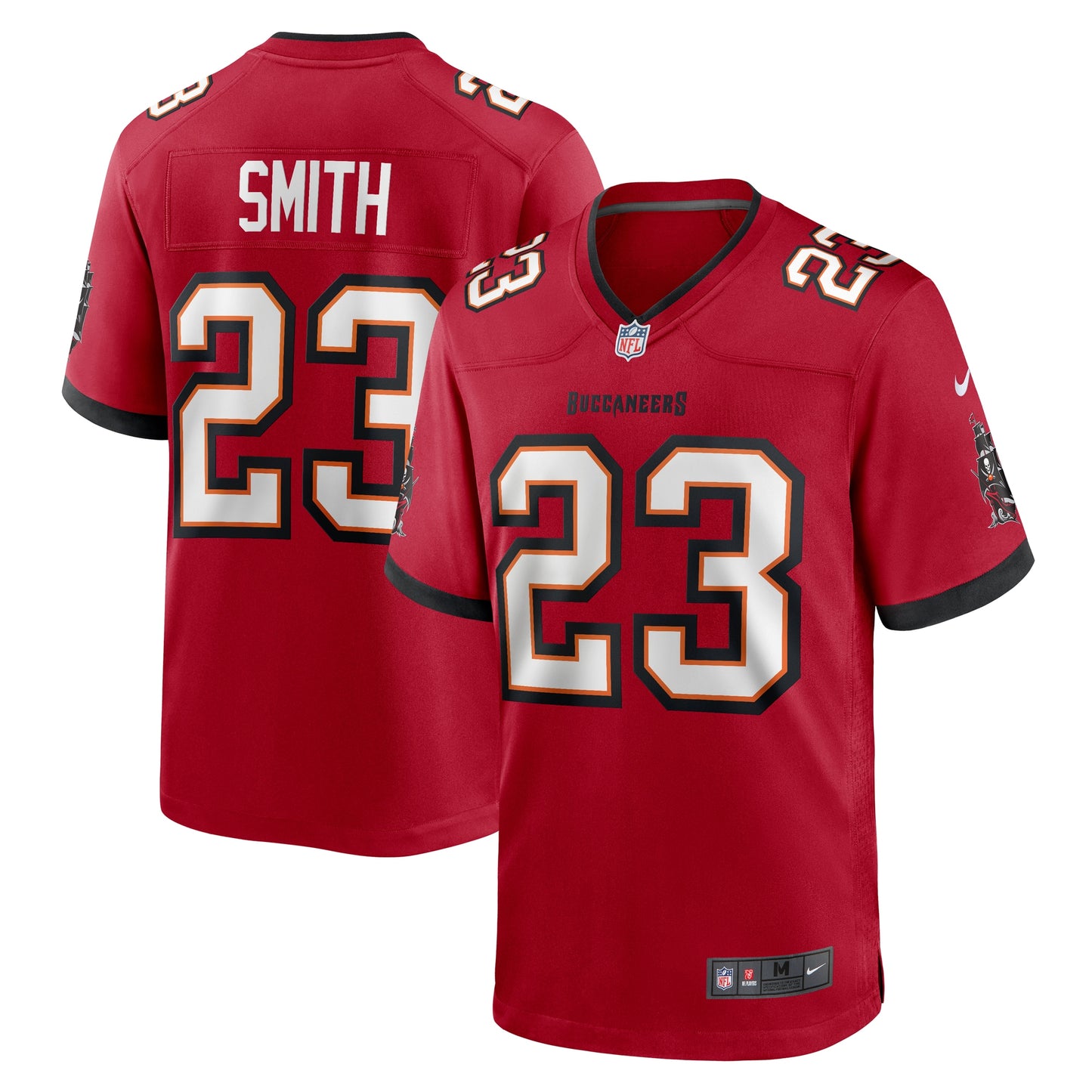 Tampa Bay Buccaneers Tykee Smith Red Game Jersey JS6380