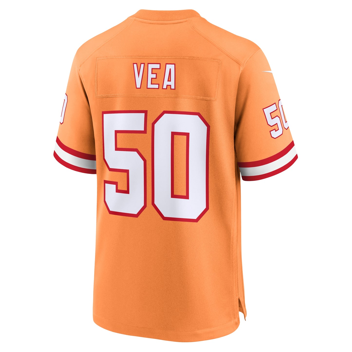 Tampa Bay Buccaneers Vita Vea Orange Throwback Game Jersey JS5437