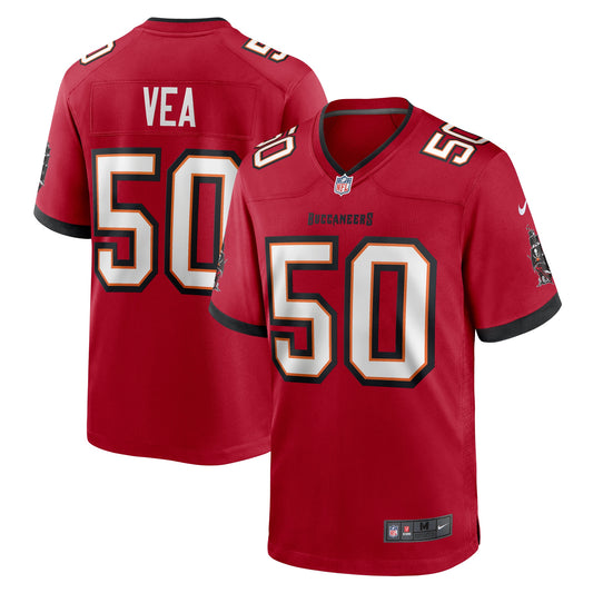 Tampa Bay Buccaneers Vita Vea Red Game Jersey JS7565