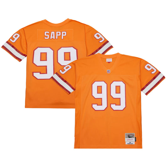 Tampa Bay Buccaneers Warren Sapp Mitchell & Ness Orange 1995 Legacy Jersey JS3000