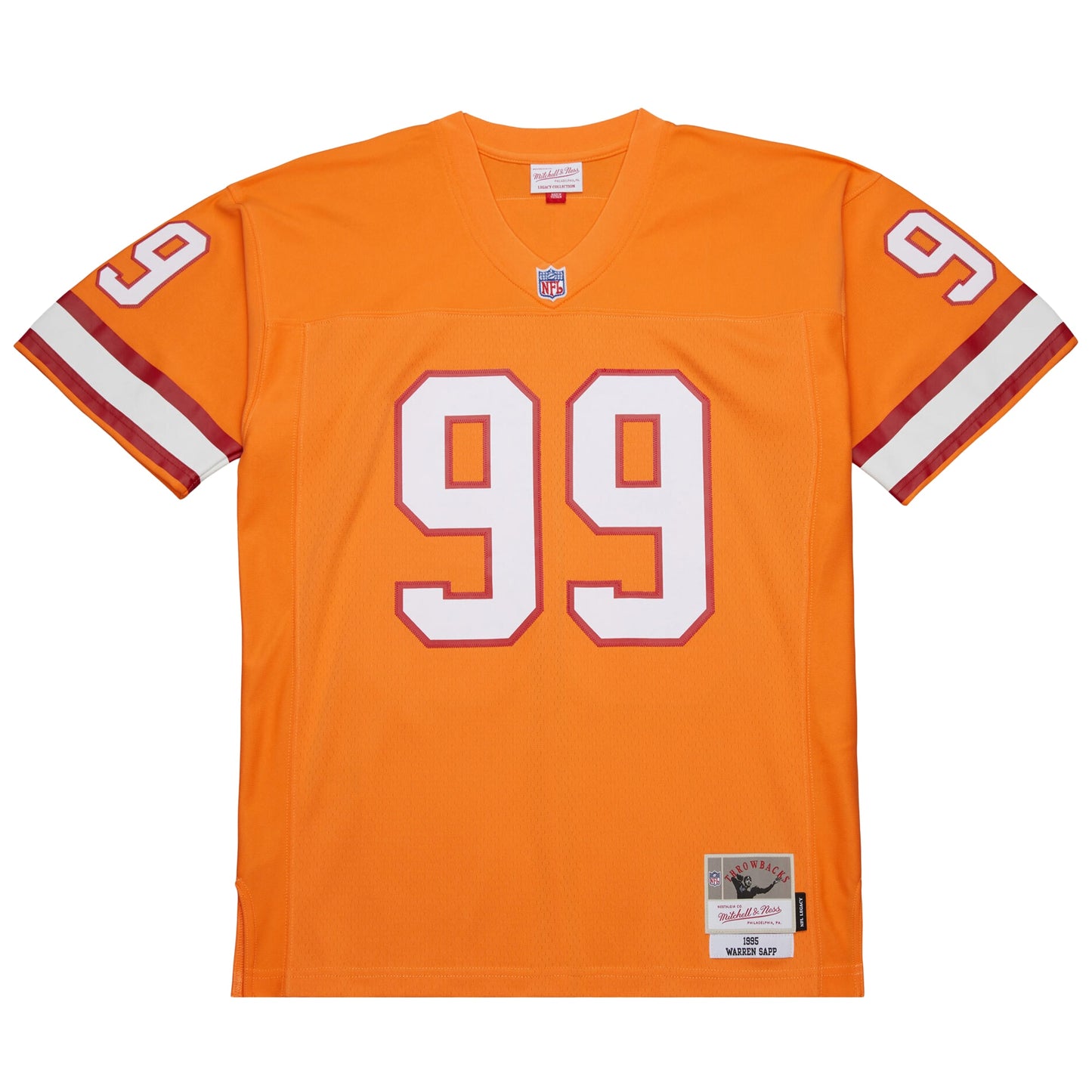 Tampa Bay Buccaneers Warren Sapp Mitchell & Ness Orange 1995 Legacy Jersey JS3000
