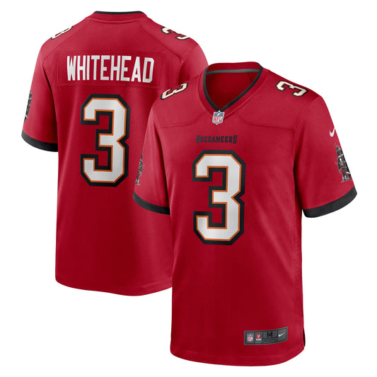 Tampa Bay Buccaneers Whitehead Red Game Jersey JS5323
