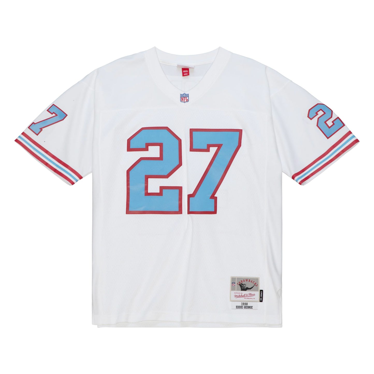 Tennessee Oilers Eddie George Mitchell & Ness White Legacy Jersey JS1624