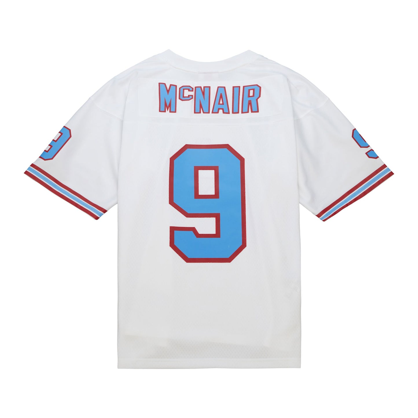 Tennessee Oilers Steve McNair Mitchell & Ness White Legacy Jersey JS9744