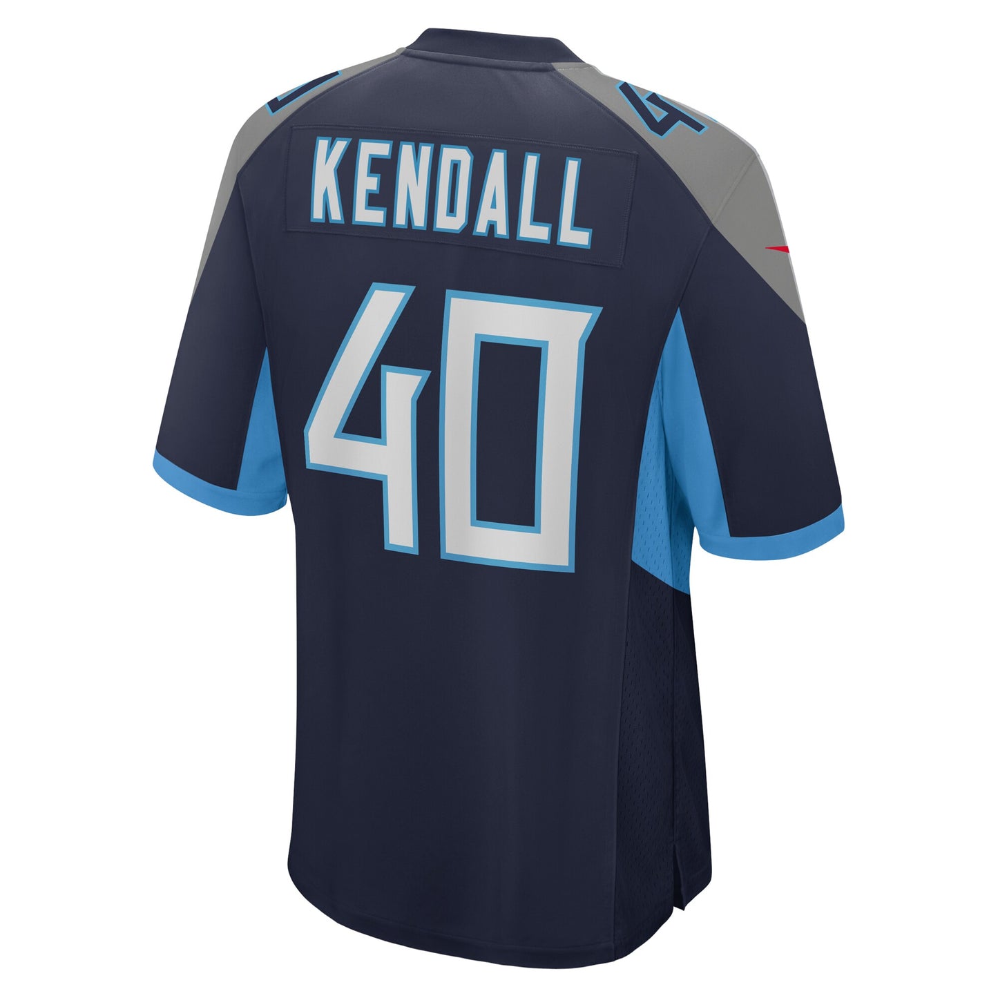 Tennessee Titans Anthony Kendall Navy Team Game Jersey JS2945