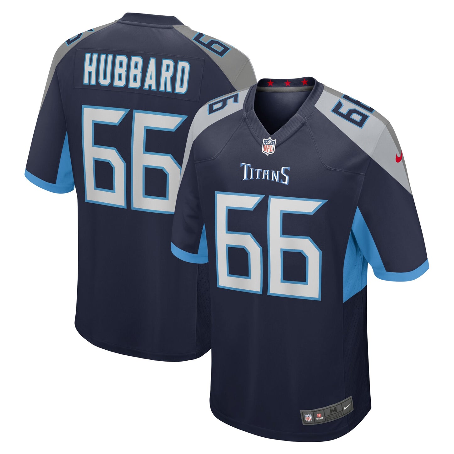Tennessee Titans Chris Hubbard Navy Team Game Jersey JS9667