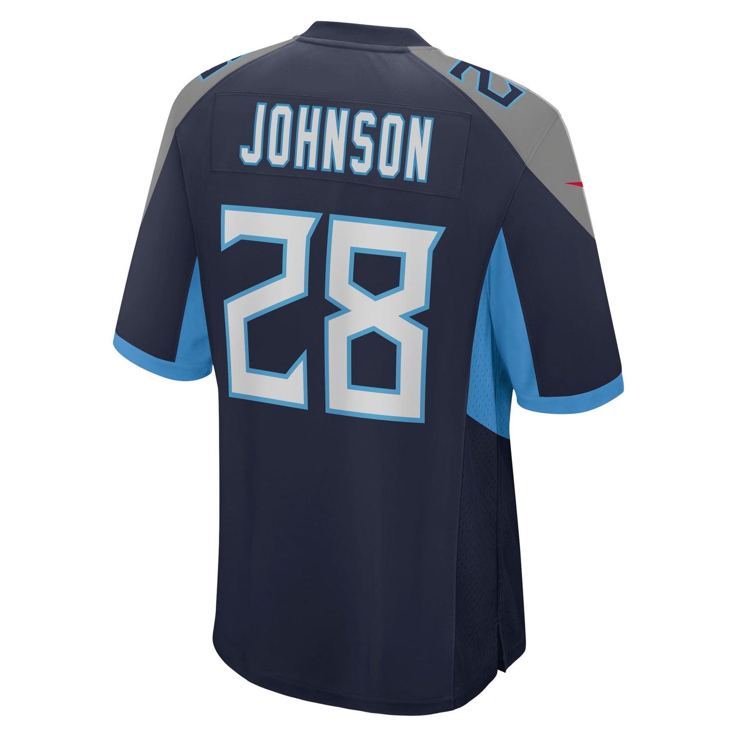 Tennessee Titans Chris Johnson Navy Retired Player Game Jersey JS9387