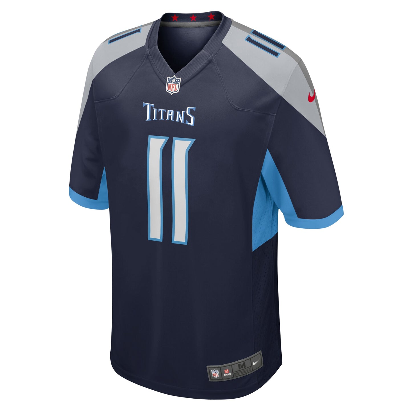 Tennessee Titans Chris Moore Navy Game Jersey JS7008