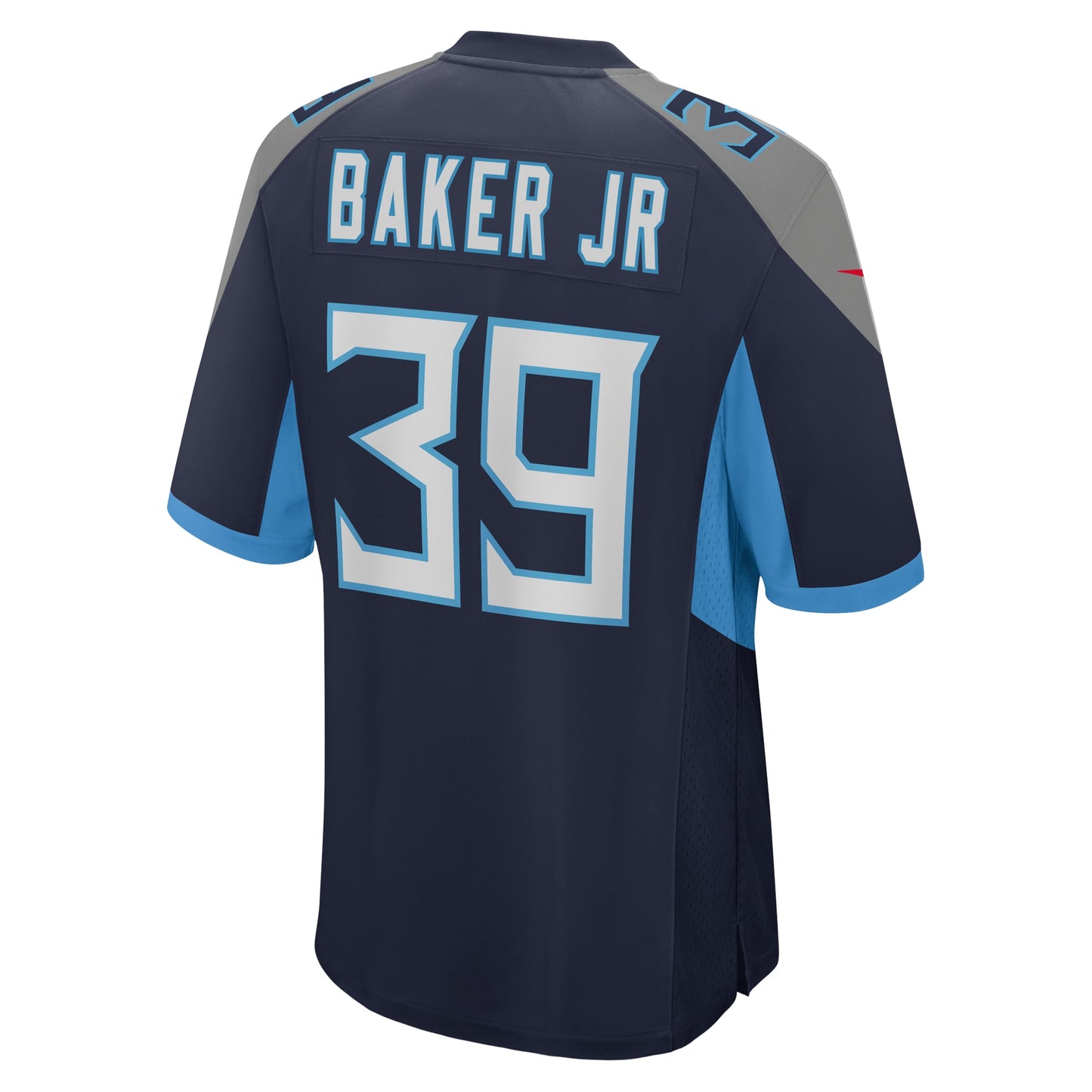 Tennessee Titans Darrell Baker Jr Navy Game Jersey JS5516