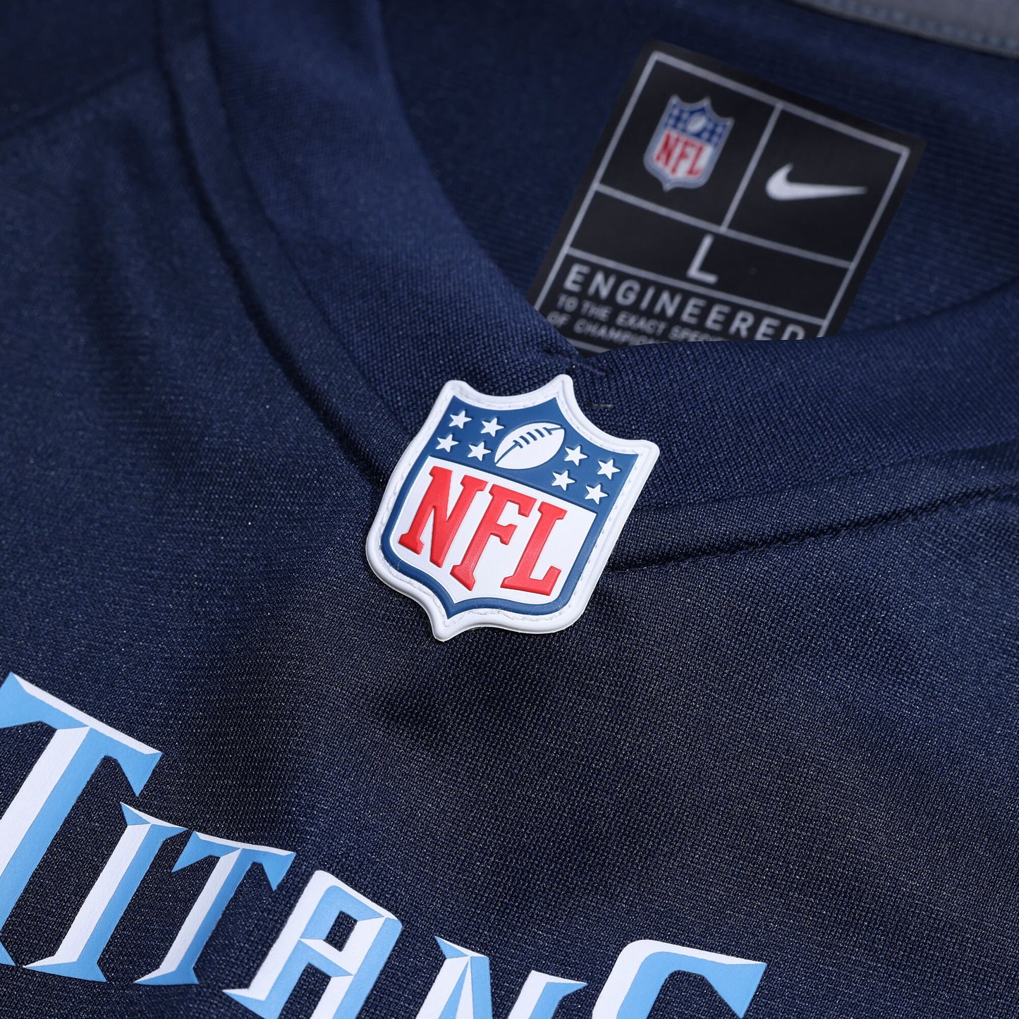 Tennessee Titans DeAndre Hopkins Navy Game Jersey JS2190