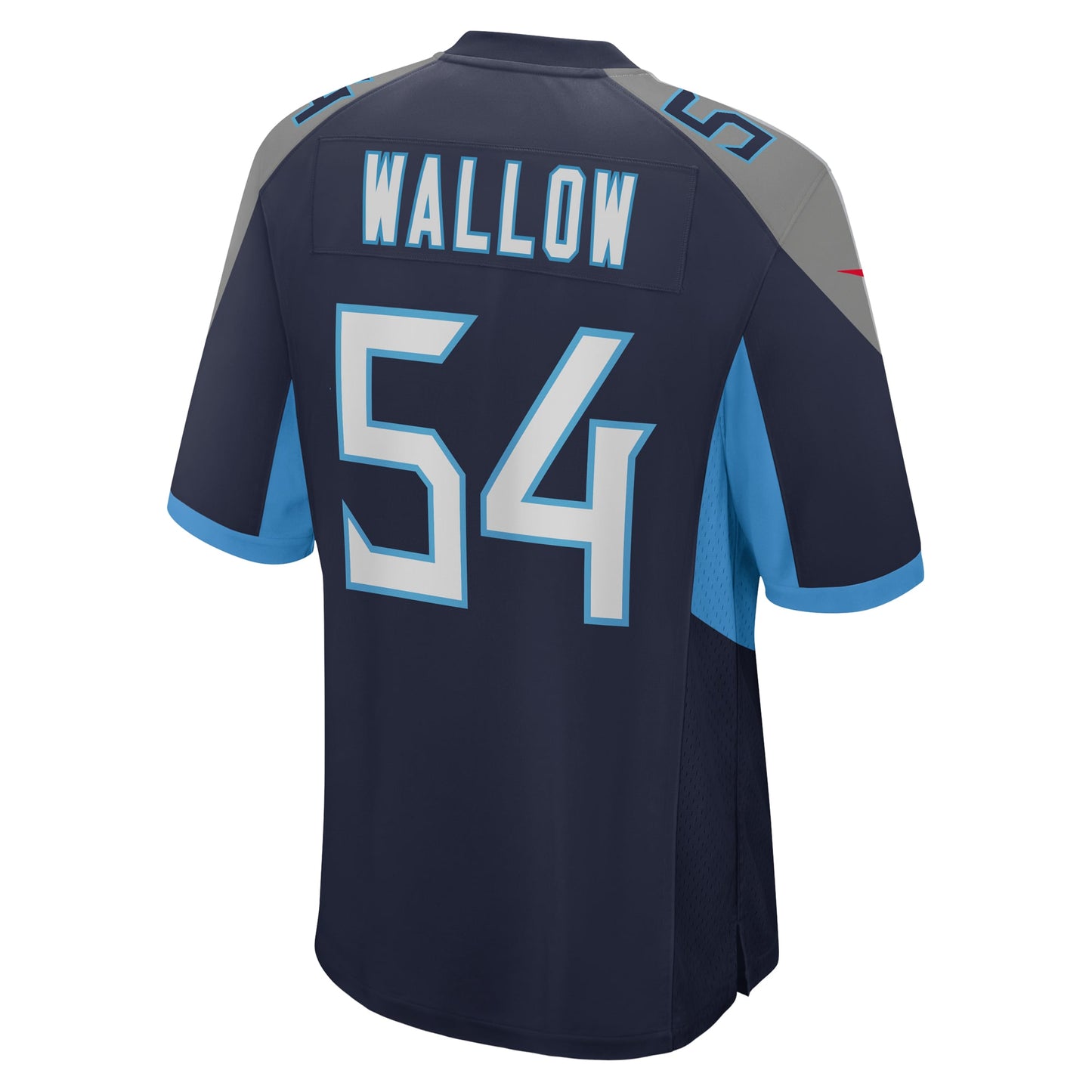 Tennessee Titans Garret Wallow Navy Game Jersey JS3074