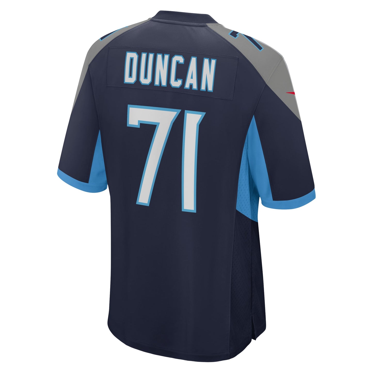 Tennessee Titans Jaelyn Duncan Navy Game Jersey JS2789