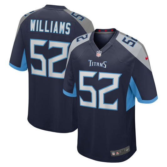 Tennessee Titans James Williams Navy Game Jersey JS4480