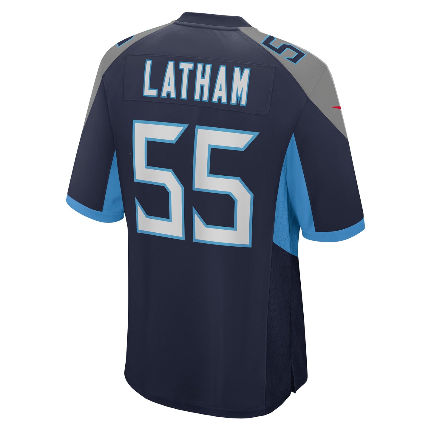 Tennessee Titans JC Latham Navy Player Game Jersey JS9401